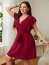 Summer Plus Size Ladies Deep V Party Dresses - ROUTINE FASHION